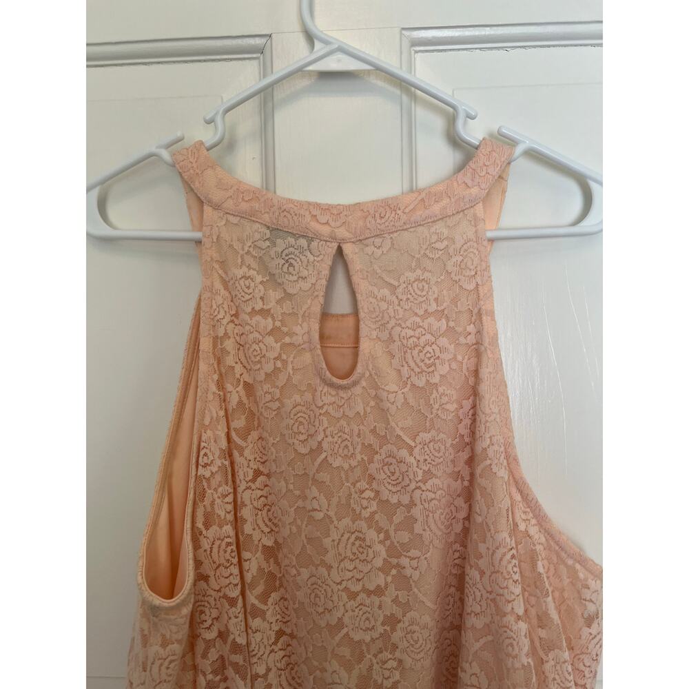 Torrid Goddess Tank Top Light Pink Floral Lace Tank Top Coquette Women's 1 / 1X - Picture 4 of 9